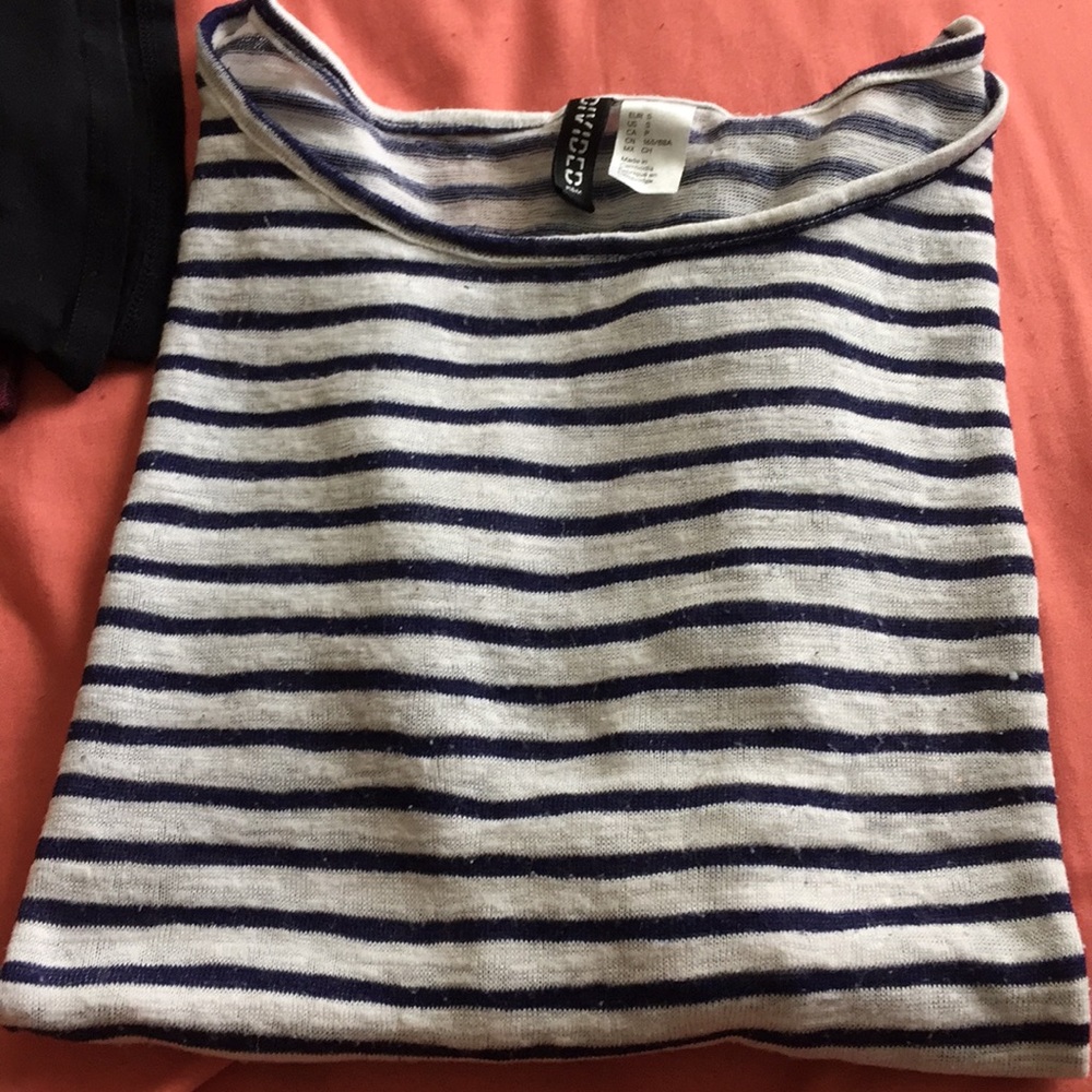Long sleeve striped shirt